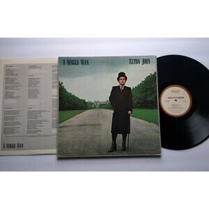 Elton John A Single Man Vinyl LP Record Album 1978 Song For Guy 1st Pressing